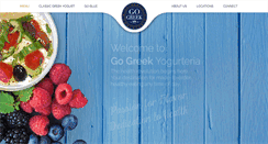 Desktop Screenshot of gogreekyogurt.com